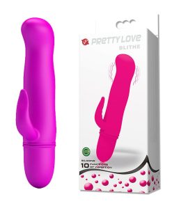 Vibrador Puro Silicone,10 níveis de vibração - Blithe - Pretty Love