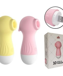 Estimulador de Clitoris Recarregável em Formato de Cavalo Marinho Possui 10 Modos de Onda de Pressão Pocotó SI