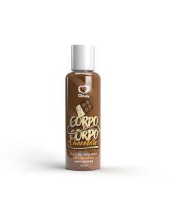 Óleo de Massagem Corpo a Corpo Hot Beijável Sabor Chocolate Sexy Fantasy 100ml