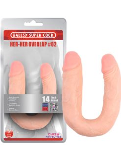 Penetrador com Ponta Dupla, Veias Salientes e Glande – CHISA HER-HER OVERLAP