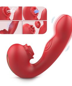 Vibrador de Ponto G e Clitóris com Pulsação e Tapping - Floral - S-Hande