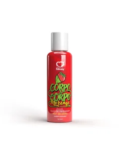 Óleo de Massagem Corpo a Corpo Hot Beijável Sabor Morango Sexy Fantasy 100ml