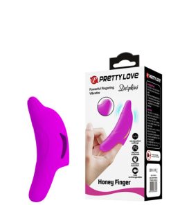 Dedeira Vibratória Recarregável Formato Golfinho- PRETTY LOVE DELPHINI