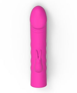 Vibrador Recarregável com Estimulador Clitoriano – 10 Modos de Vibração