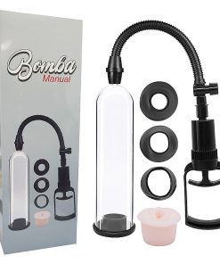 Bomba Peniana Manual 6 - 3 Anéis de Silicone e 1 Forma de Vagina - SI