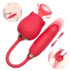 Vibrador Duplo Flexível com 10 modos de pulsação ,10 modos de vibração e 10 modes de vai e vem - OLENA