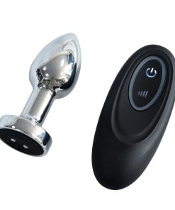 Plug Anal em Aço com 10 Modos de Vibração e Controle Remoto sem Fio - VIPMIX