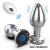 Plug Anal M em Aço com 10 Modos de Vibração e Controle Remoto sem Fio - VIPMIX