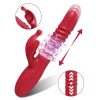 Vibrador com Estimulador de Clitóris e Movimento Sobe e Desce - YAFFA