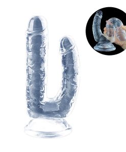 Pênis Duplo em Silicone com Ventosa - 22,0x4,0 - SI